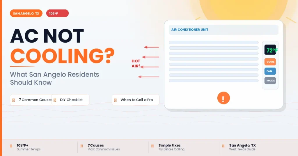 AC Not Cooling Properly in san angelo