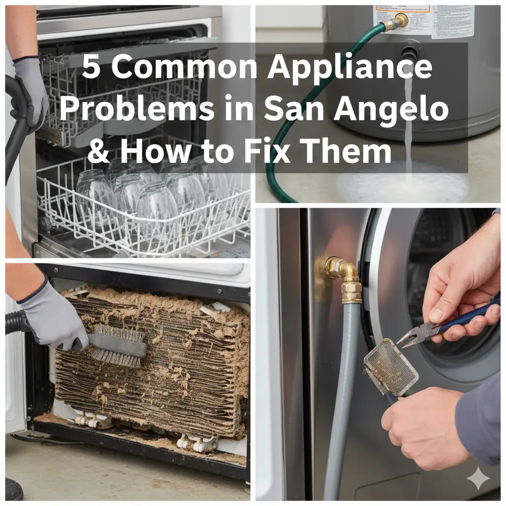 Professional Appliance Repair San Angelo fixing home refrigerators, washers, dryers, and ovens