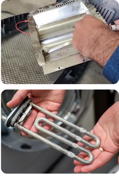 our professional team working on out of order heaters