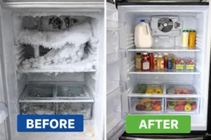 Home 11 Refrigerator repair transformation before and after
