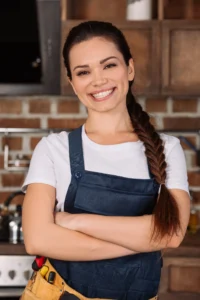 Home 4 beautiful young repairwoman in overall with crosse 2026 01 05 23 50 43 utc